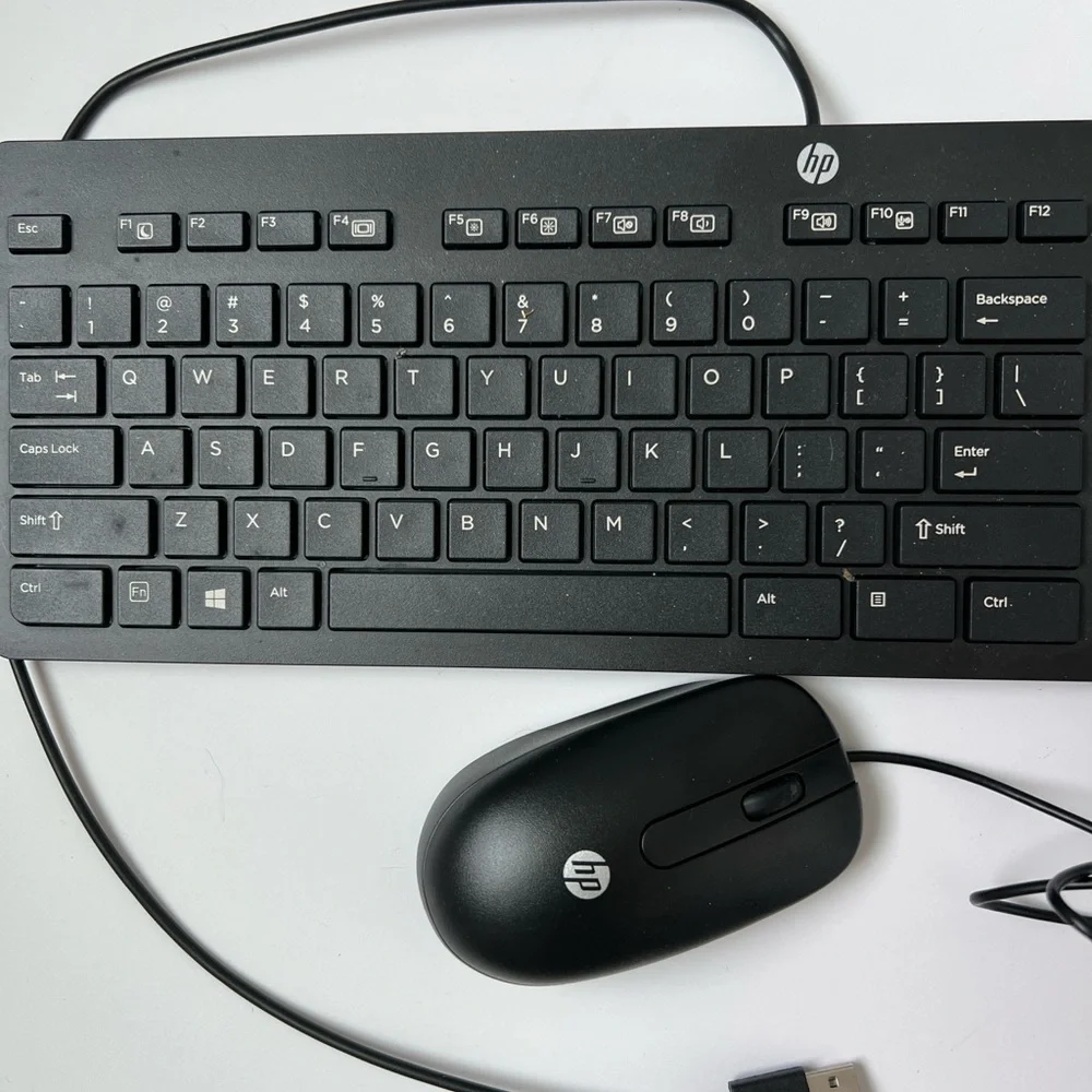 HP Black Keyboard and Mouse Set
